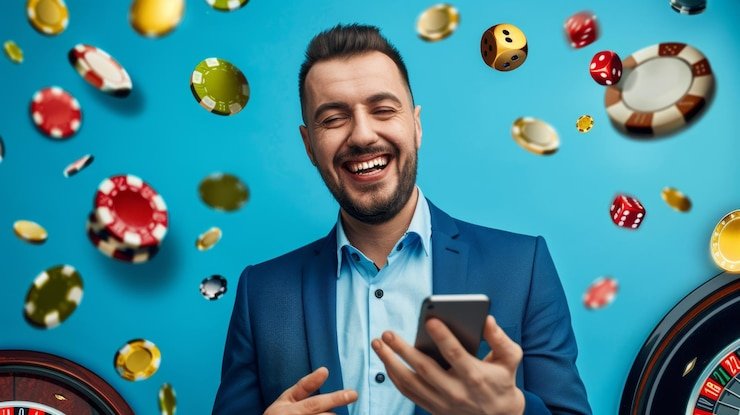 Layar login logamtoto dengan opsi autentikasi biometrik dan metode pembayaran DANA, OVO, GoPay yang ditampilkan